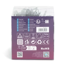 Niskonapięciowe lampki choinkowe 200led Ciepłe z Zimnym 10m+3